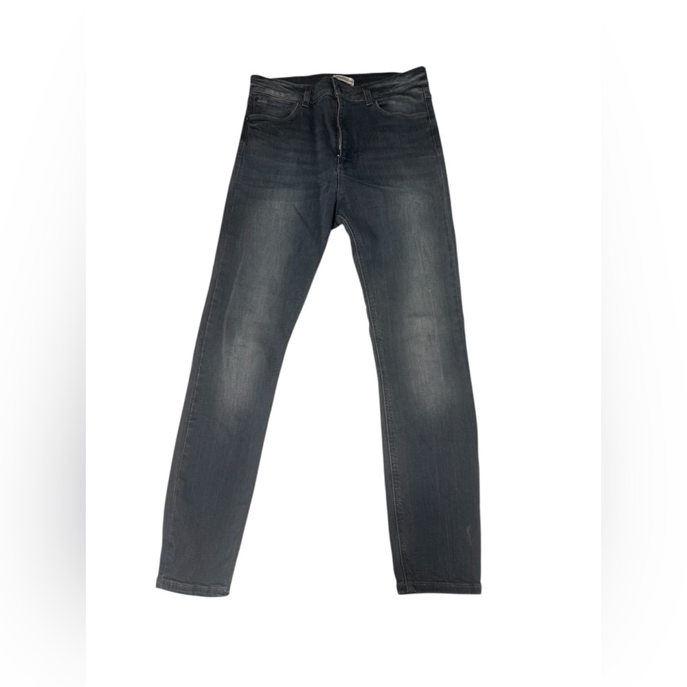 Zara Men's Dark Gray Straight Jeans